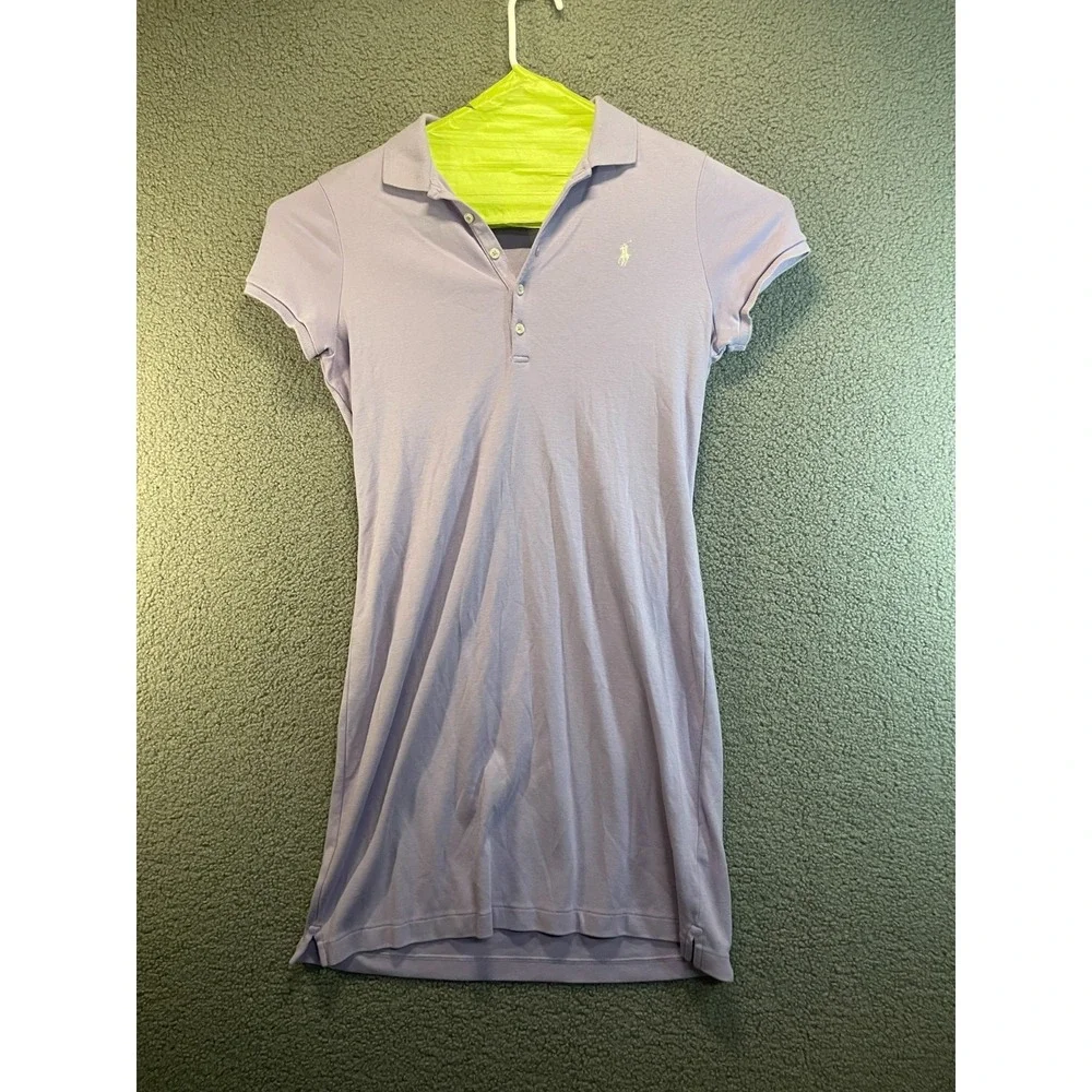 Ralph‎ Lauren Sport Polo Soft T-Shirt Dress, Size L  Lilac